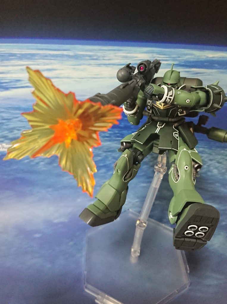 1/144 システムウェポンキットのシナンジュ用バズーカ。
