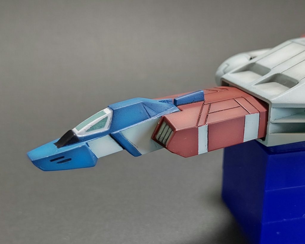 キャノピーの枠はマスキング後に白を少し厚塗りで段差つけてます(見えんw)