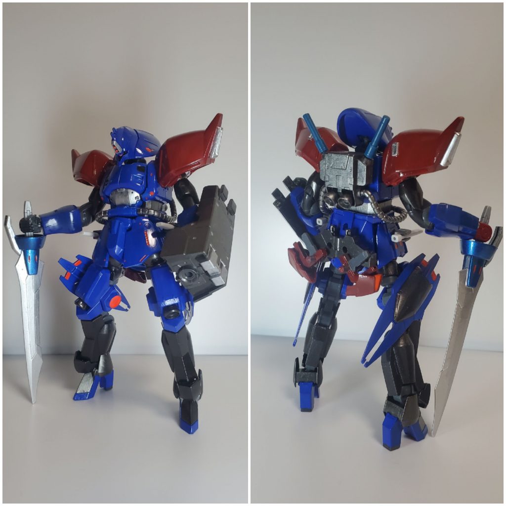 前面と背面地上戦想定であり、地上では滑るように移動する。