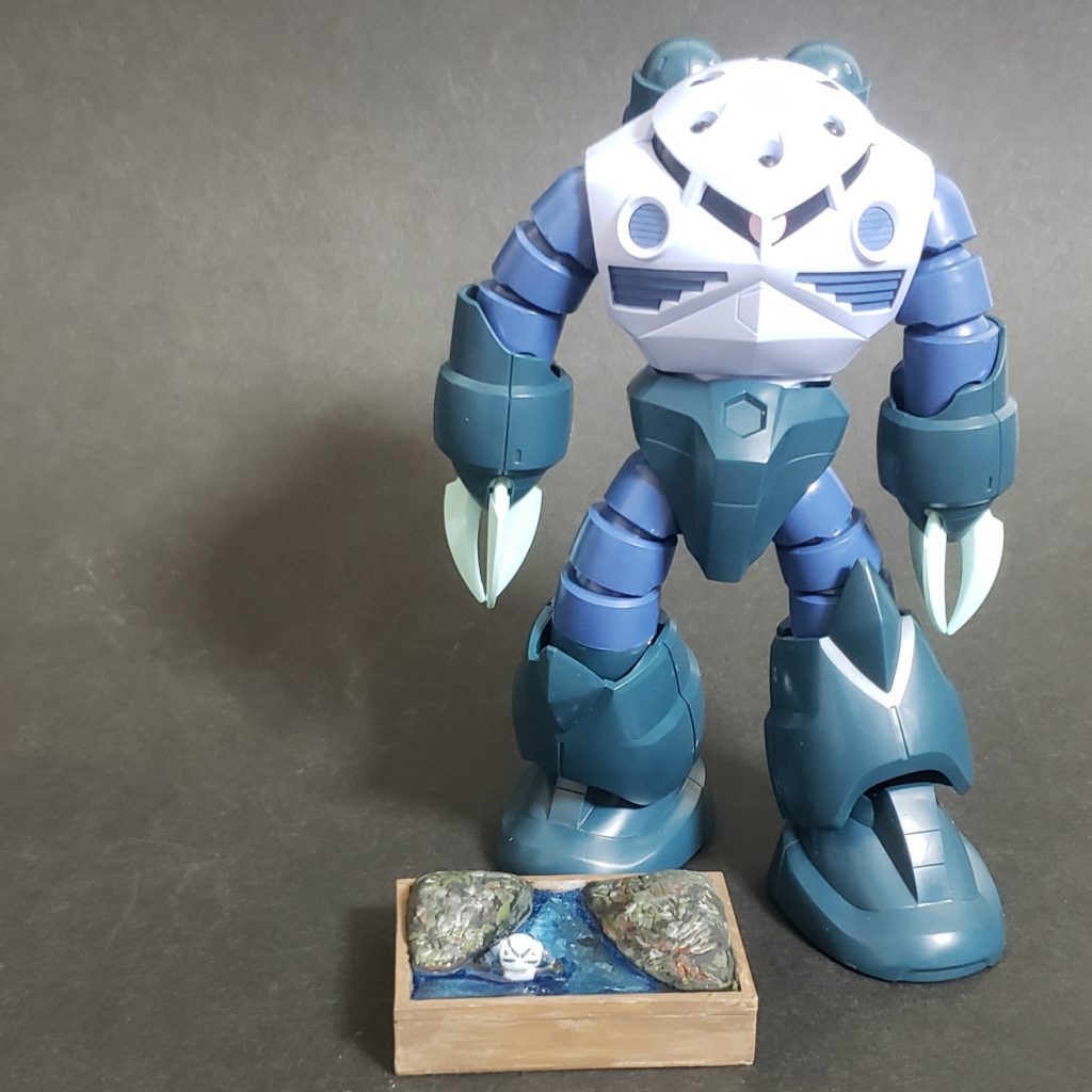 Hgとの比較になります。今回はガウに付いてくるズゴックを使用しました。