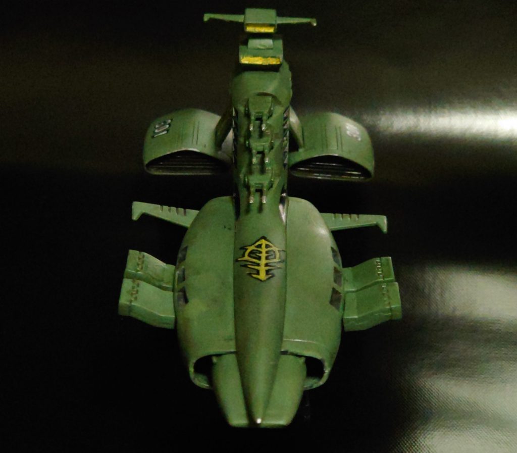 いつものように手描きマーキングです。MSV-R風にしております。