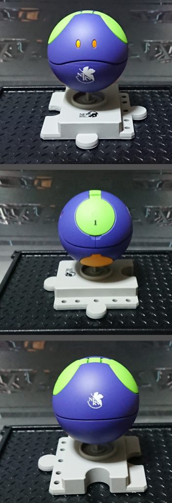 ハロ初号機の前から・横から・後ろから。