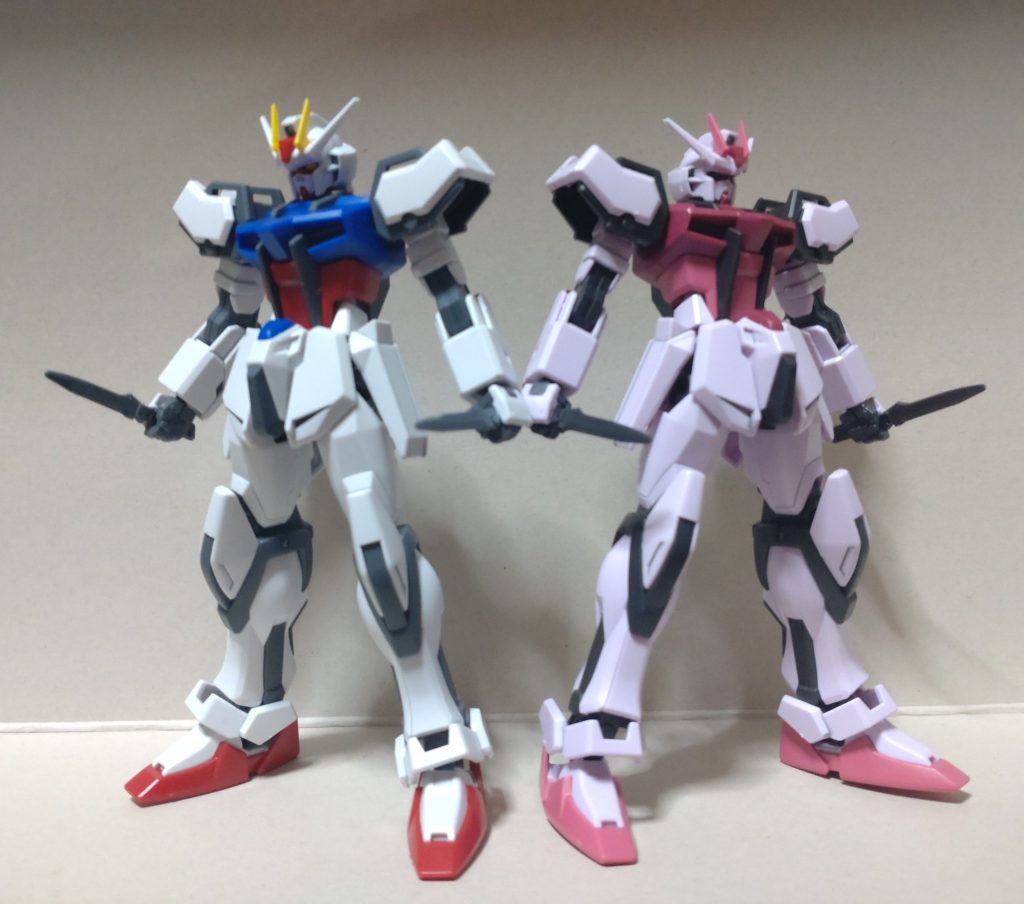 ・EGストライクガンダム&ストライクルージュ基本的には一番くじのクリアなやつといっしょっス。