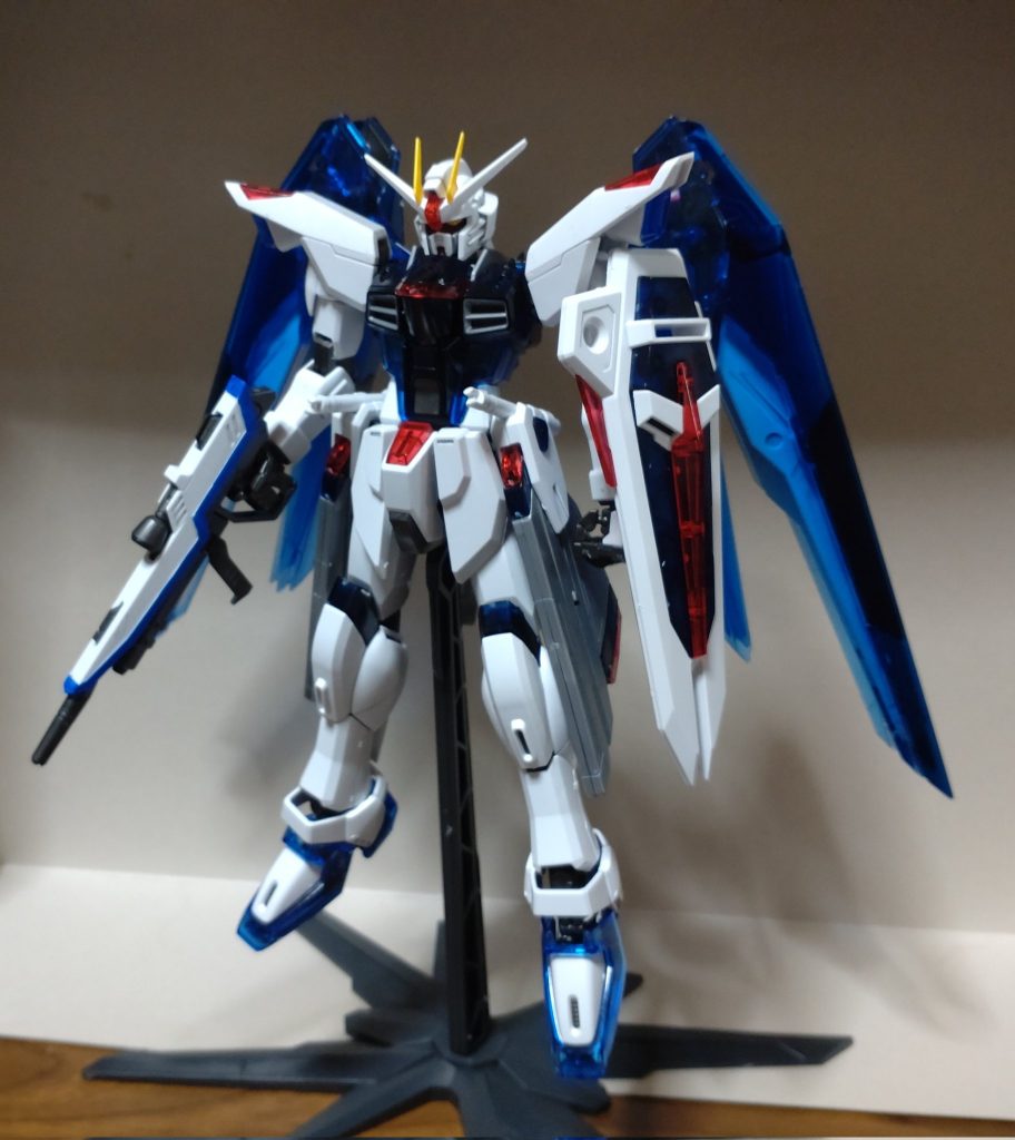 ・MGフリーダムガンダム一番くじのものっスね。つくったの12月なんスよ。ホント今更!