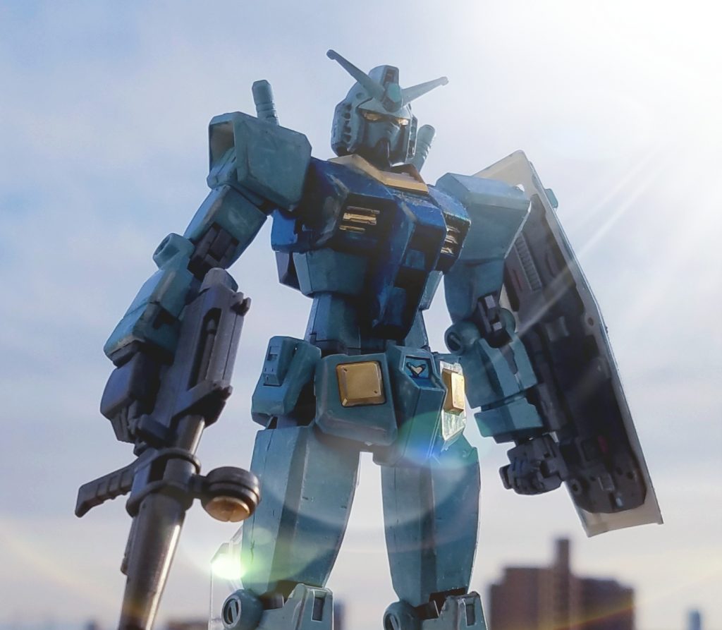 銅像っぽい撮影