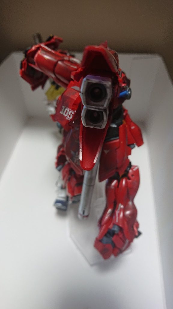 スラスター部分とか色々なところを汚してみました。