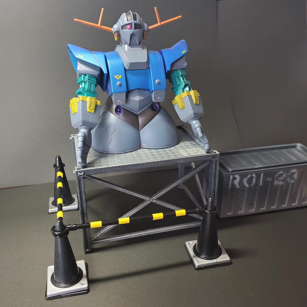 旧キット　ジオング&アッガイ　ジオラマ風–2枚目/制作者：ALEX11