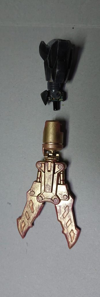 ガンキャノン火力試験型の腕部は差し替えが可能なので、他のアタッチメントも製作中。