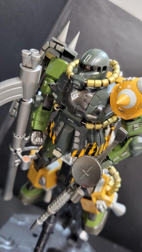 高機動型ザクが売っていないのでFGザクに高機動型ユニットを自作して付けてみた!!–8枚目/制作者：ケイ・シー