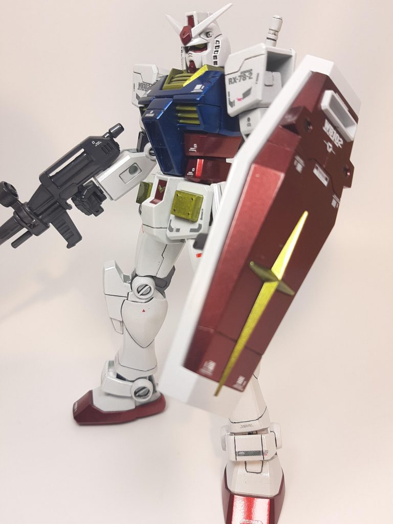 EGガンダム(メタリック塗装)–3枚目/制作者：孤独のプラモ