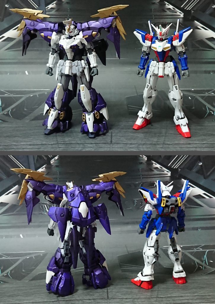 ガンダムジェミナス01との比較。