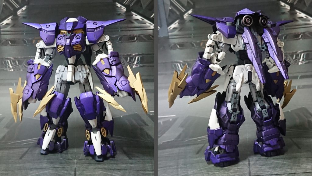 接近戦モードの前後。