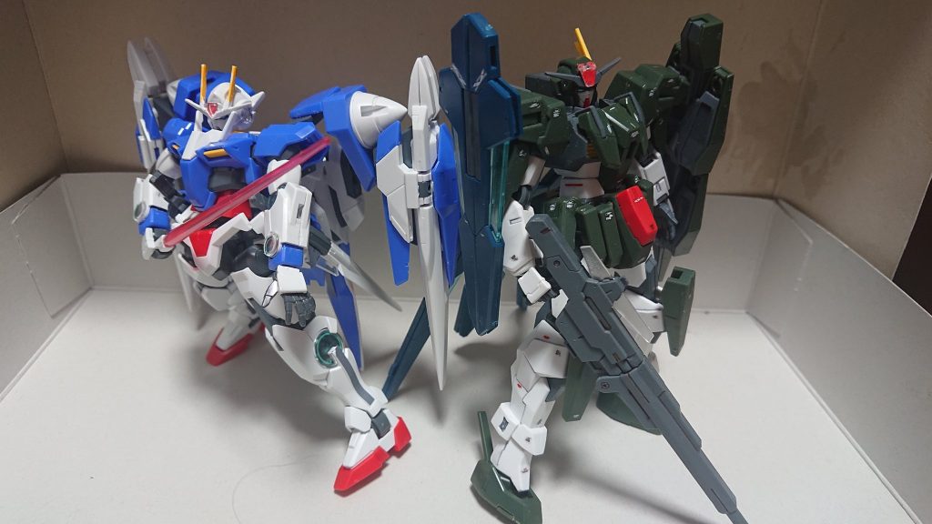 ダブルオーと並べてみた