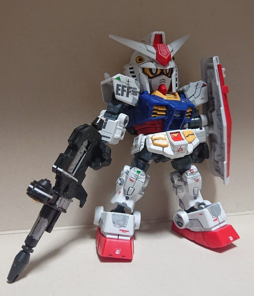 SDガンダムクロスシルエット RX-78F00 ガンダム–2枚目/制作者：@tanatanaretort