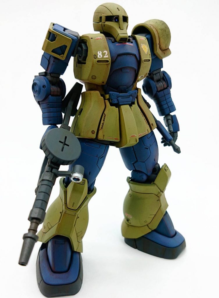 カラーリングはオーソドックスな緑と青を基準にしつつ、軍用っぽい緑になるように心がけています。