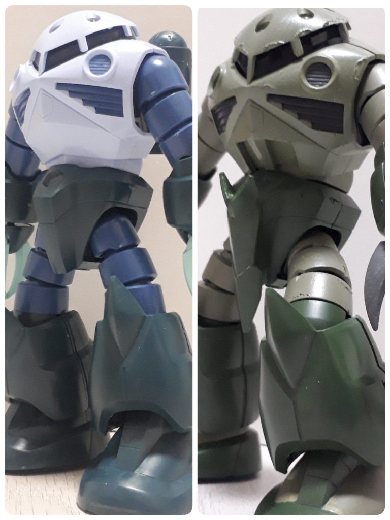 デサインナイフでチョコチョコ傷つけて　色塗って