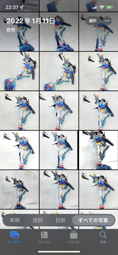 今回一枚の写真を撮るために大量に露出やパースを変えて撮影しました、プラモデルの説明じゃないな…