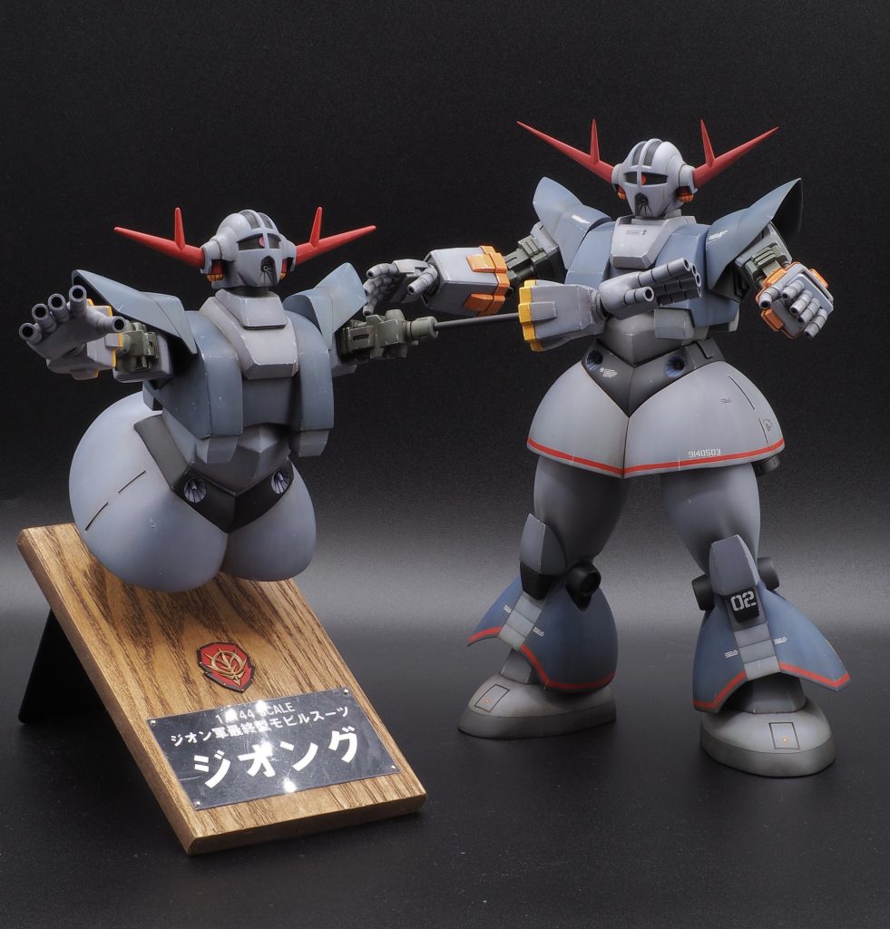 2021年は年始にジオングを作って、年末にジオングを作った年になりました。