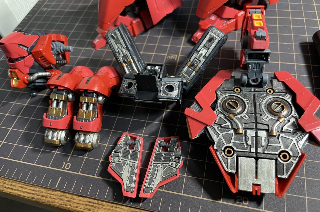 筆塗り部分塗装