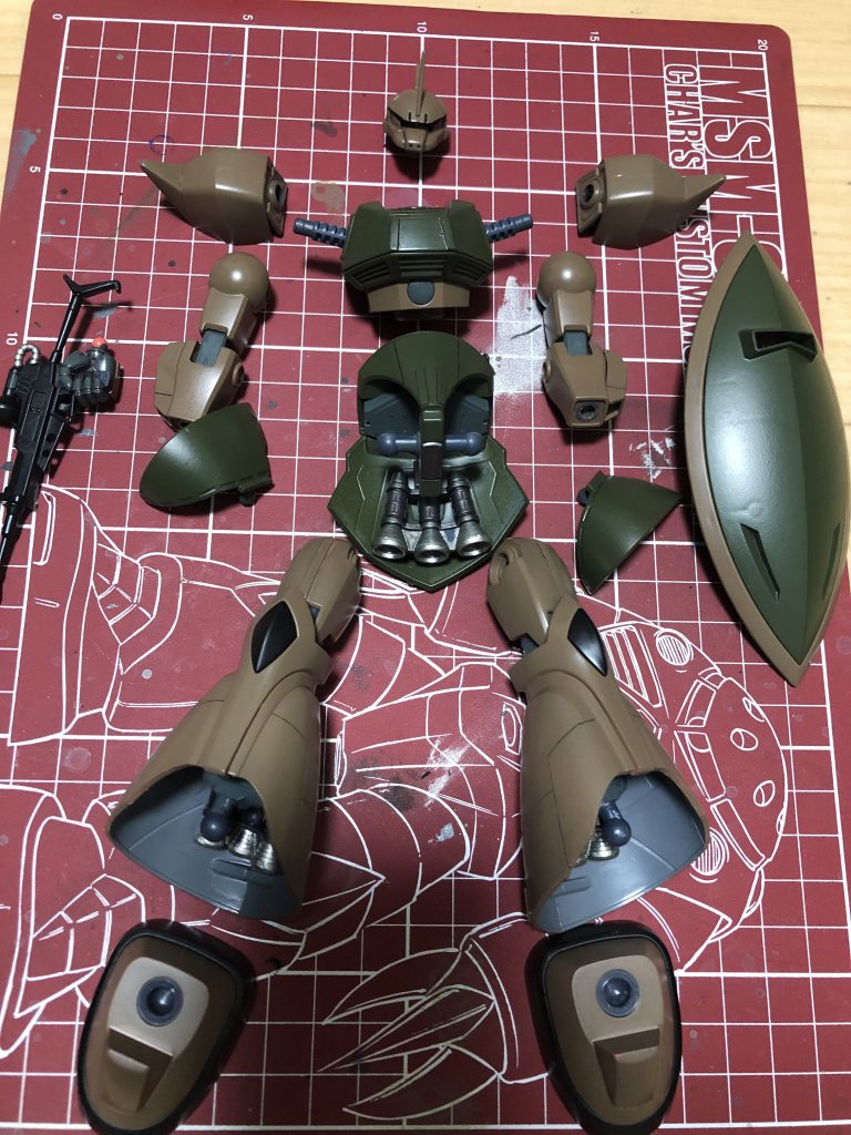 だらだら作業で、この状態まで1ヶ月半くらい掛かってしまいました💧閲覧ありがとうございます😊