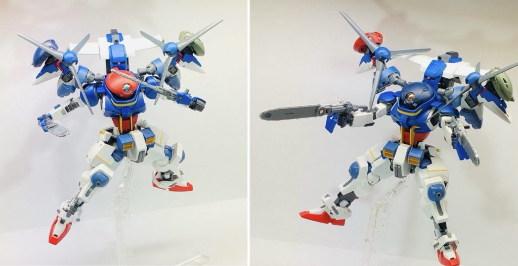 オーライザーよろしく分離して合体します。この形態のときはグリモアを超えているためトリニティライザーと呼びます。