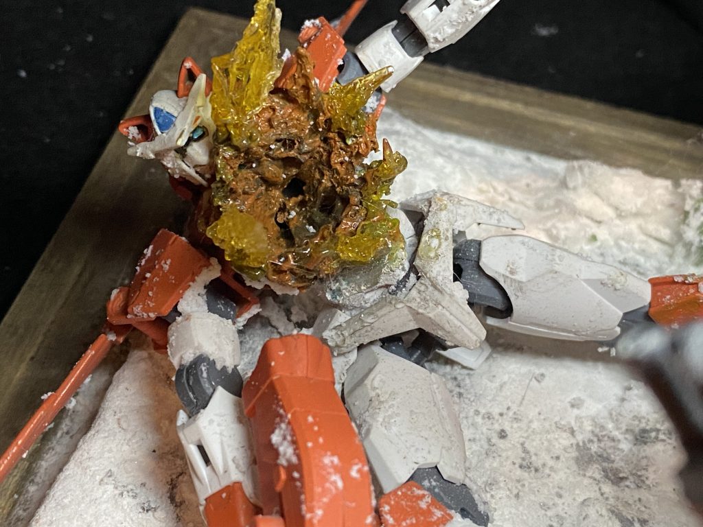 ダメージ加工写真。