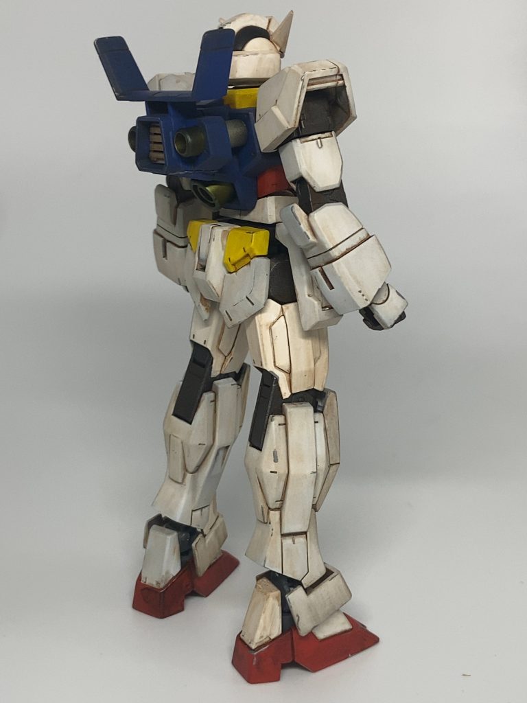 背面バーニアは焼け表現したのですがあまりうまくできませんでした💦かっこいいのでこれはこれで良き。次に活かします