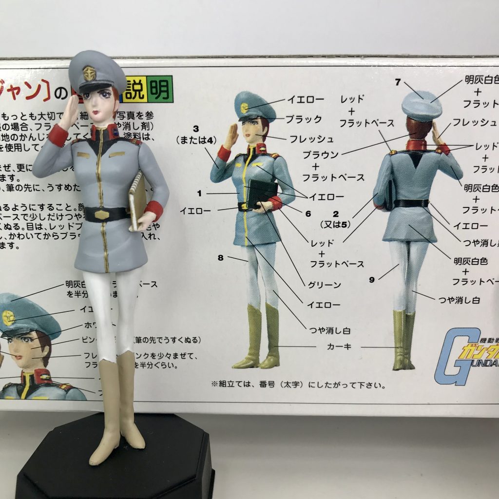 イエロー指定をゴールドで、カーキ指定をタンで塗ったくらいで、あとはほぼ指定どおりに塗りました。