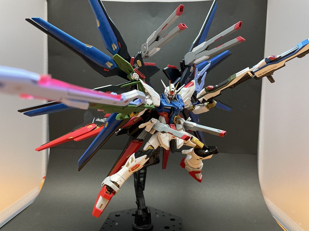 ビームライフルは連結、アグニとシュベルトゲベールも連結し、スーパーアグニ砲に