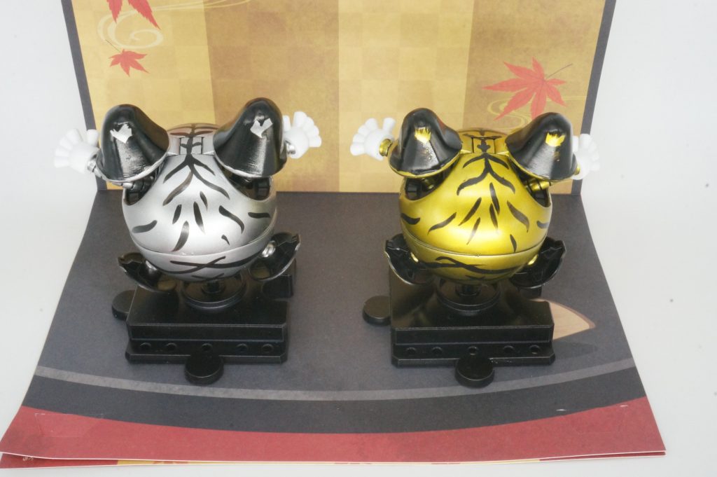 後ろはこんな感じ。虎模様と文字はエナメル塗料筆書きです。昔やってた書道がこんなところで活かせるとは・・・何が役に立つかわからないもんですね。