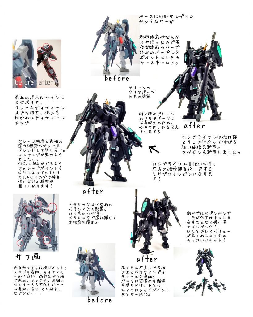 字細いですが笑 改修まとめです。