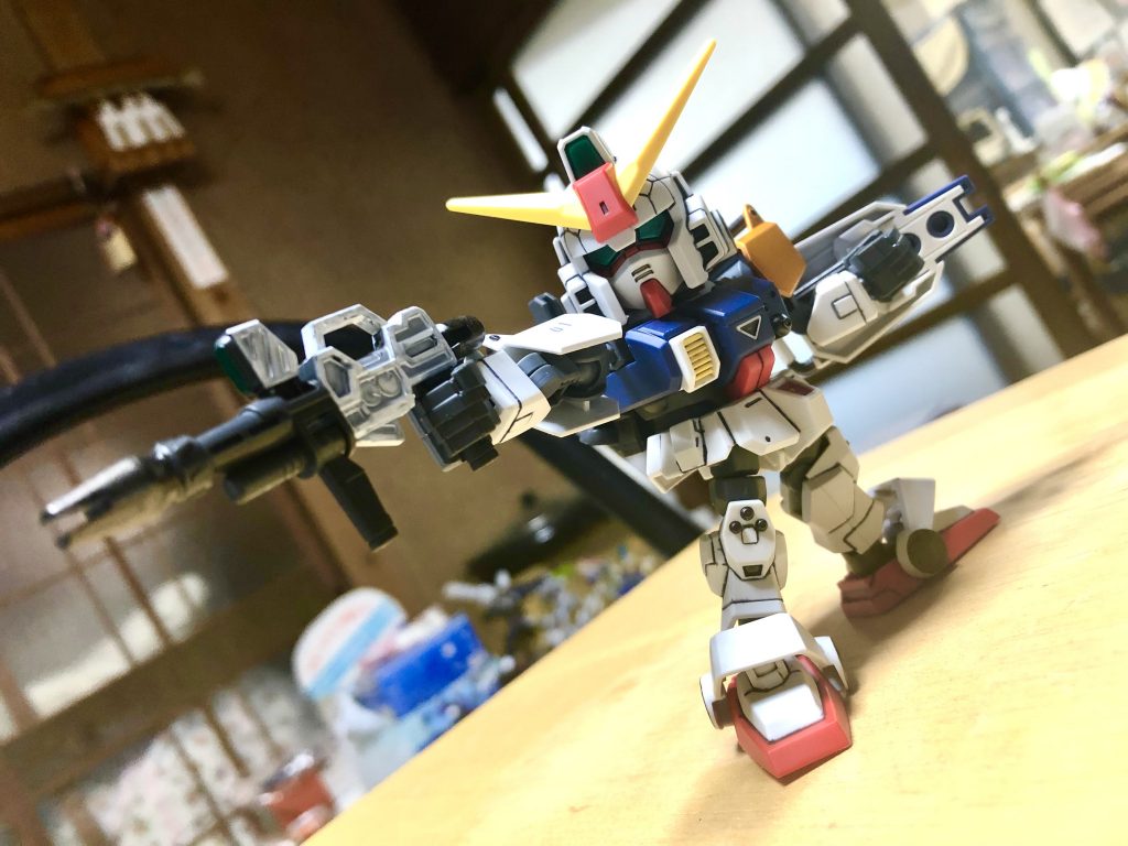 ビームライフル。CSフレームの可動域の素晴らしさがわかります^_^b