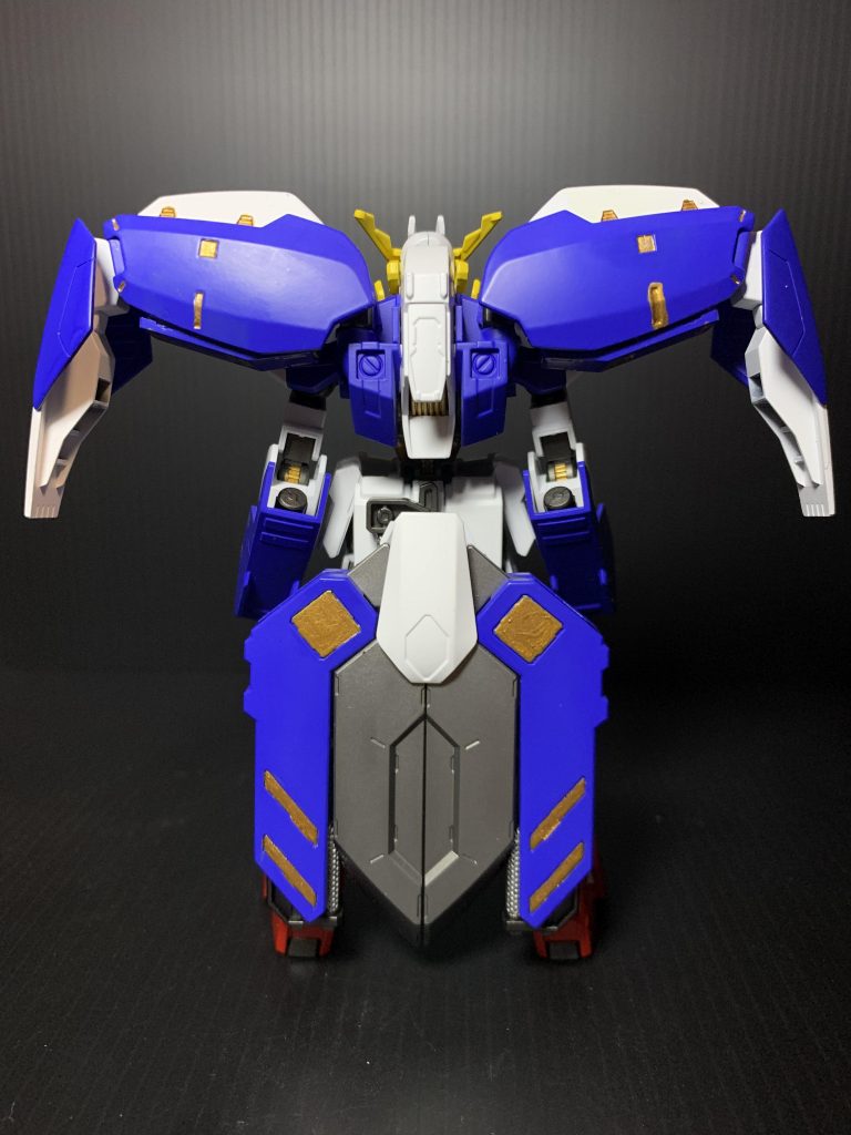 背面バックパックの右側、シタデルカラーの拭き取り忘れが…()