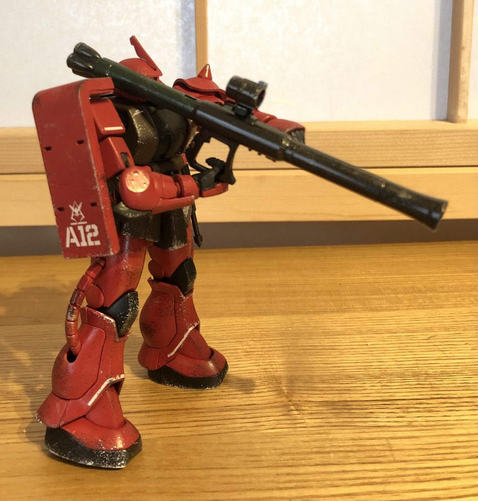 筆塗り全塗装、チッピングによるウェザリングで仕上げました