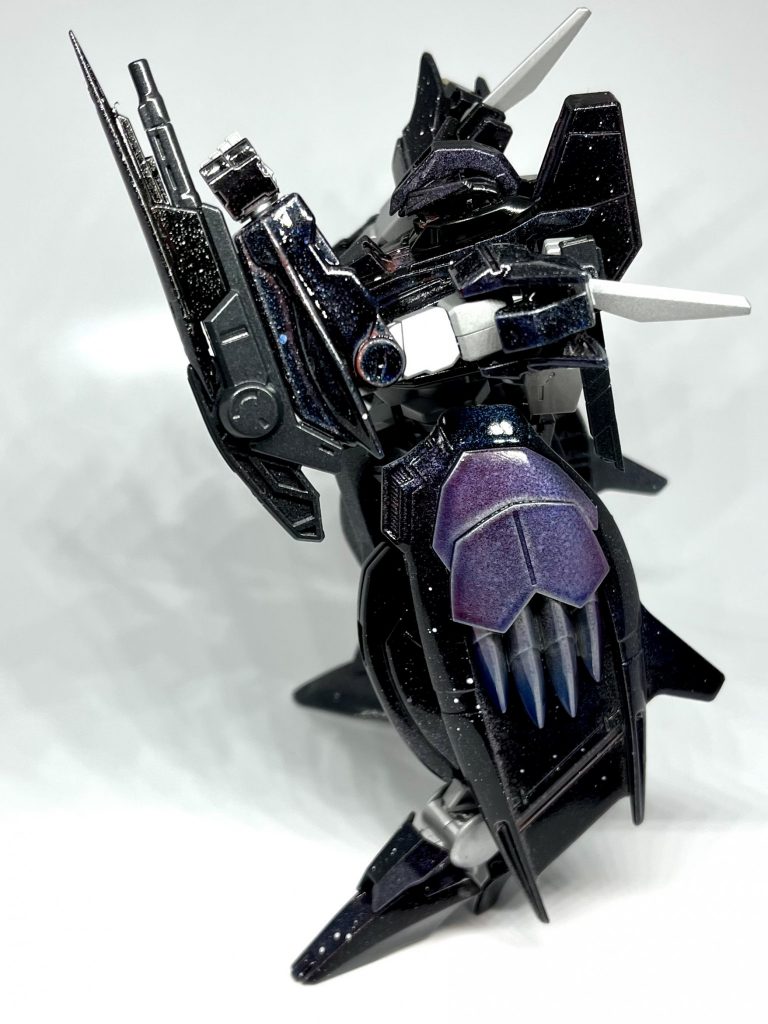 クリアブルーとクリアレッド連続で吹き付けてクリアパープルに。