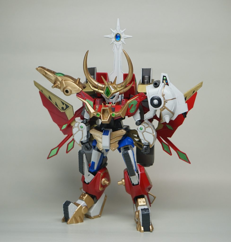 いざ！リアルモードに！変形の仕組みは爆進丸キットとほとんど踏襲しています。