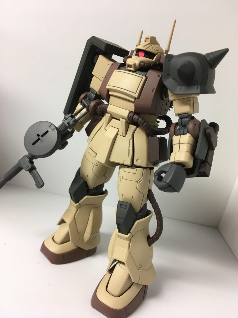 ザク・デザートタイプ(ダブルアンテナ仕様)–2枚目/制作者：ﾎｯﾎｩ