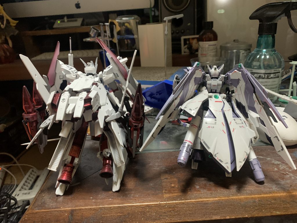 お気に入りのウイングの高機動型とのツーショットリア