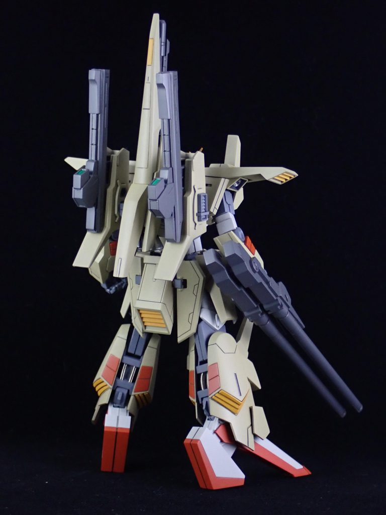 ダブルビームライフルはゼルトザームアームズを2つ使用。フクラハギのパイプは2mmスプリング。少し細かった…