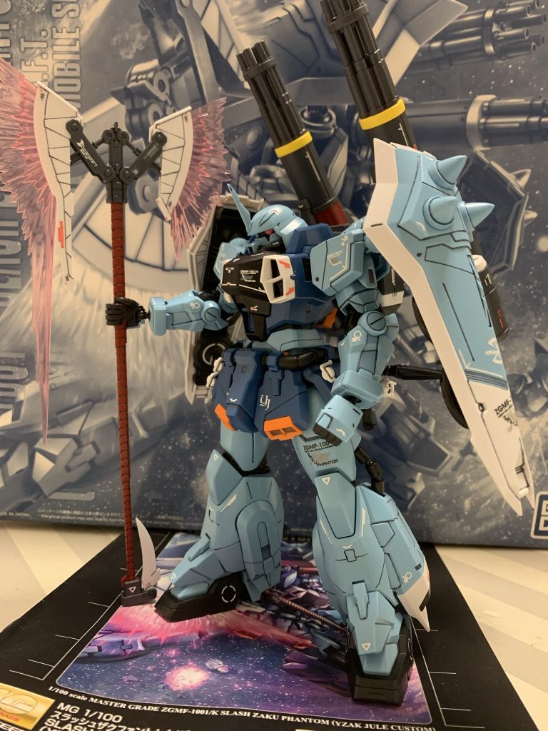 ビームアックスに持ち替えて