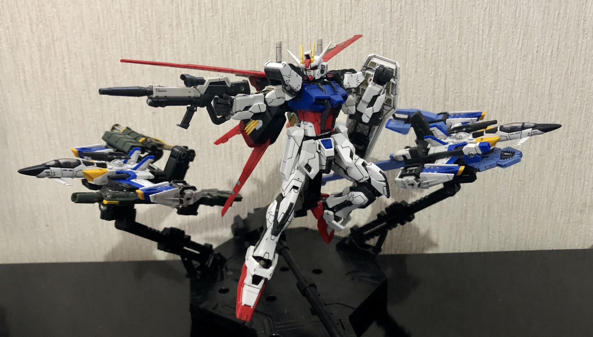 RG エールストライクガンダム、スカイグラスパー R/Sプラモデル - 模型 