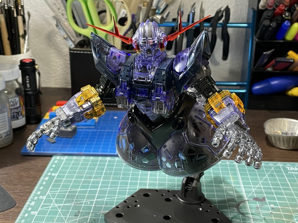 パチ組み状態 このままにしようかと悩んでたときです😆