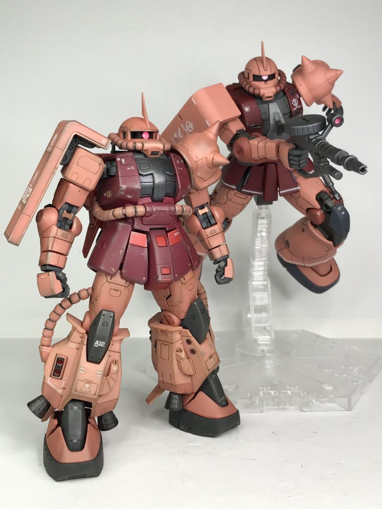 オリジン版のザクとともに(^^)