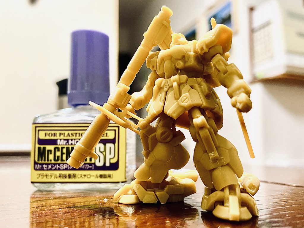 合わせ目消して、バリとって…