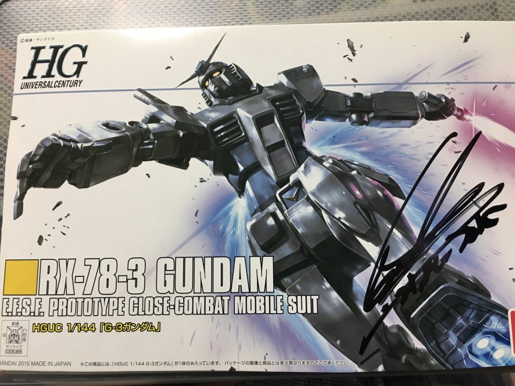 作品名：<p>久しぶりのプレイバックはG-3ガンダム(REVIVE版)。 G-3ガンダム ガンプラEXPOでこれ買った後会場外に出たら川口名人がサインしてくれる列が出来てて、サインもらったのはいい思い出</p>