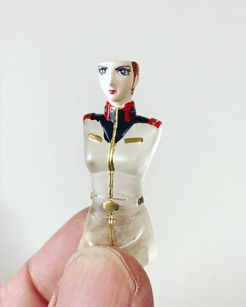 近ごろガレキにハマり、その流れで久しぶりにキャラコレを作りました。少しは成長しましたかねぇ?(^^)