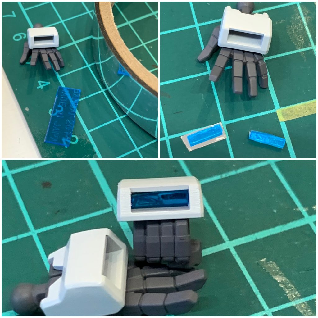 拳の中にはクリアランナにラピーテープを貼ったものを仕込んでおり、構えの写真に一役買ってくれているかとおもいます。