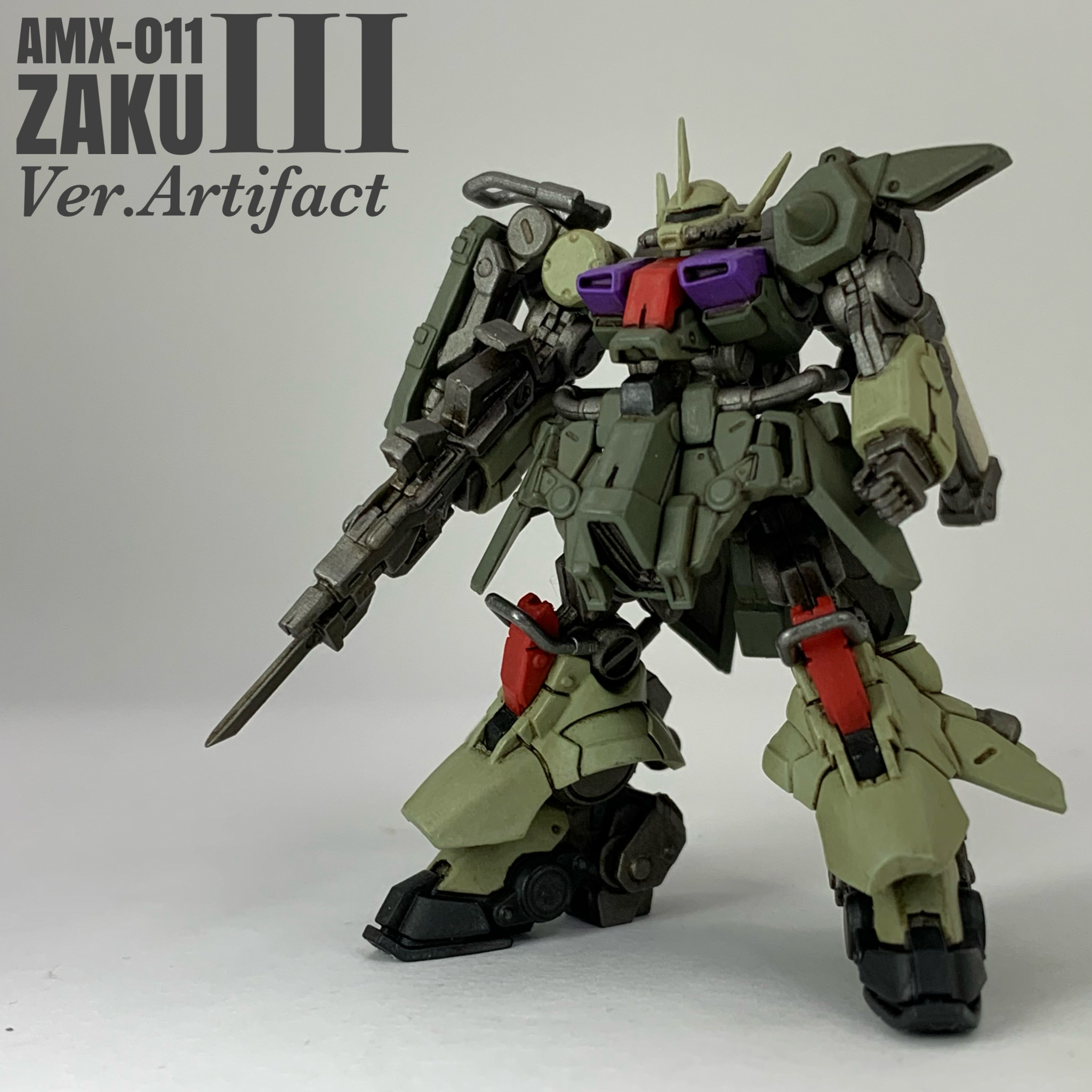 HGUC AMX-011 ザクⅢ（UC.カラーVer.)塗装済完成品 | www