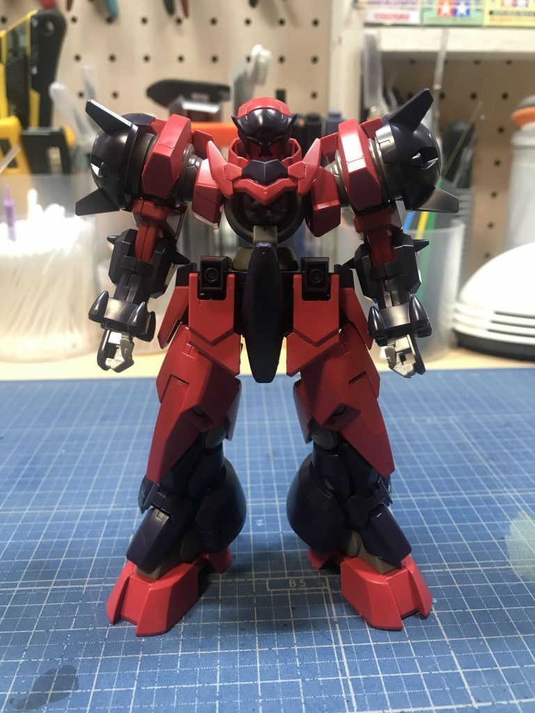 素組みです。やや胴が短いと思ったので腰部を延長。