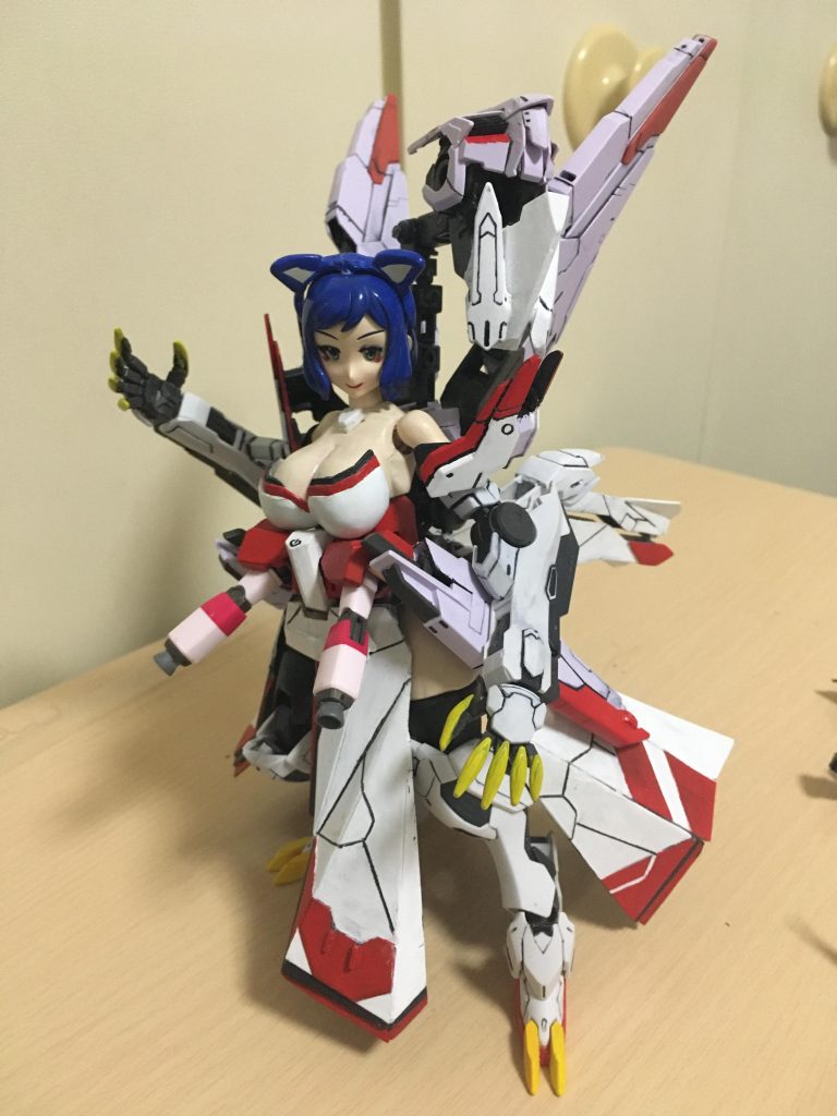 まずはキメポーズ。